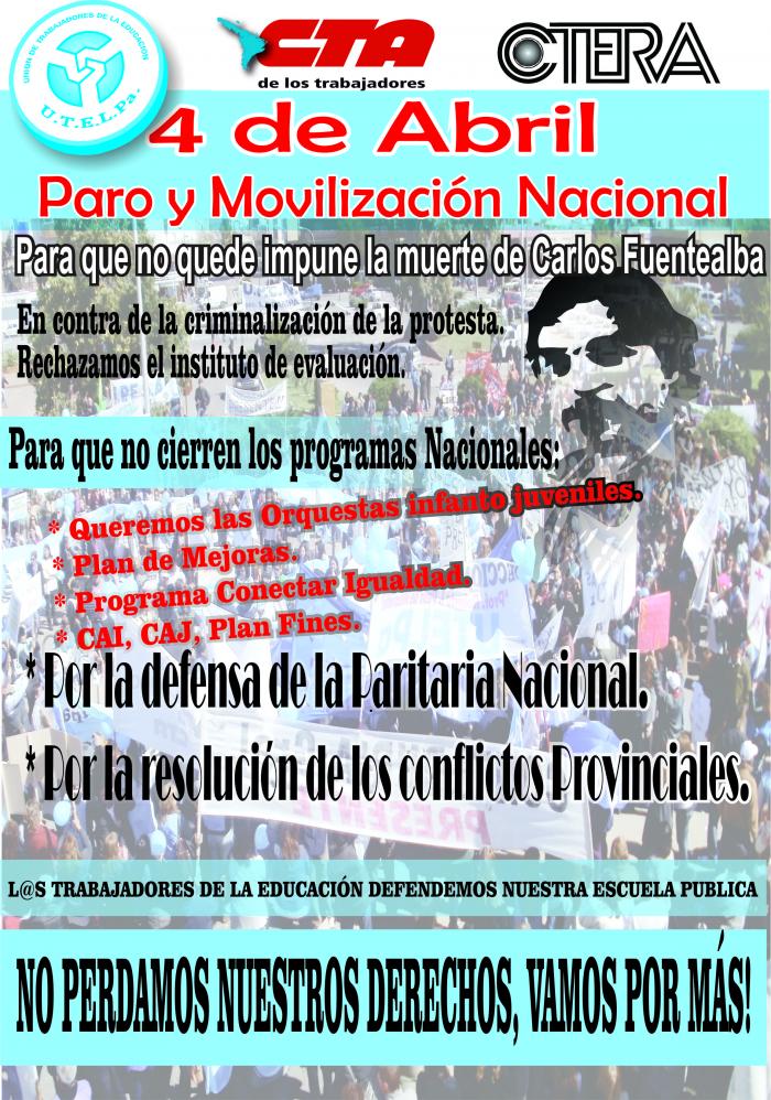 PARO NACIONAL 4 ABRIL